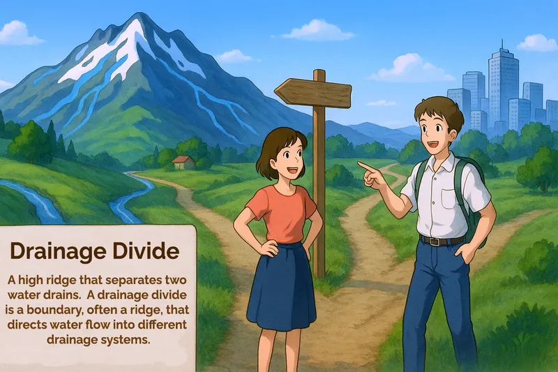 Drainage Divide Meaning