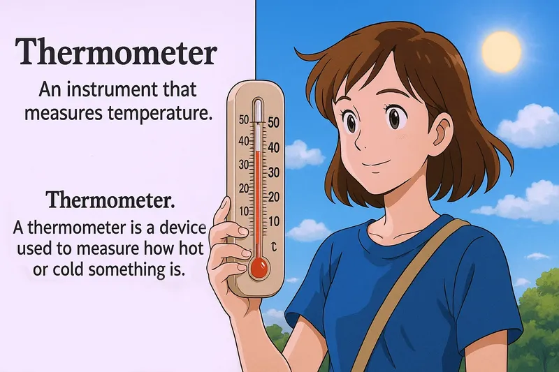 Thermometer Meaning
