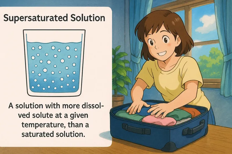 Supersaturated Solution Meaning