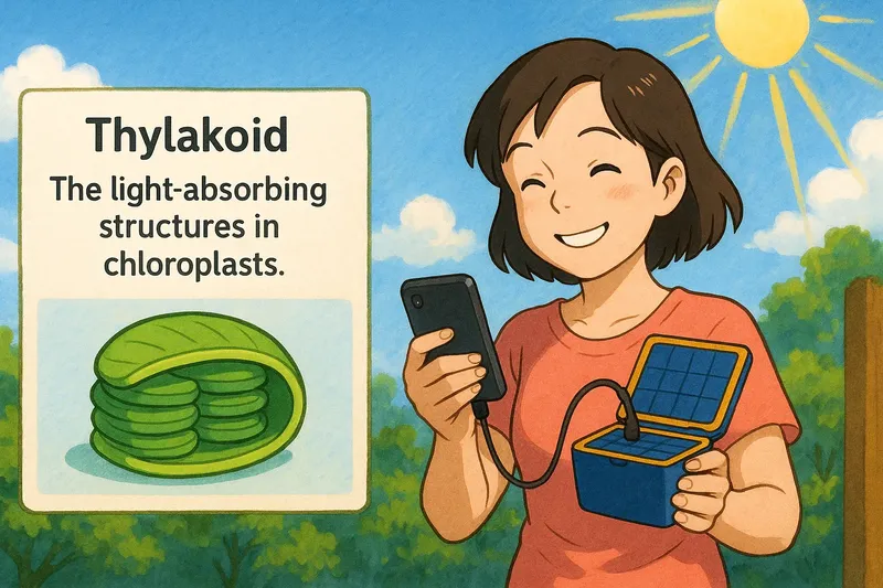 Thylakoid Meaning Thylakoid Meaning