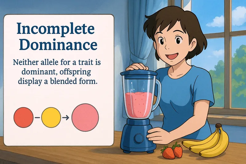 Incomplete Dominance Meaning Incomplete Dominance Meaning