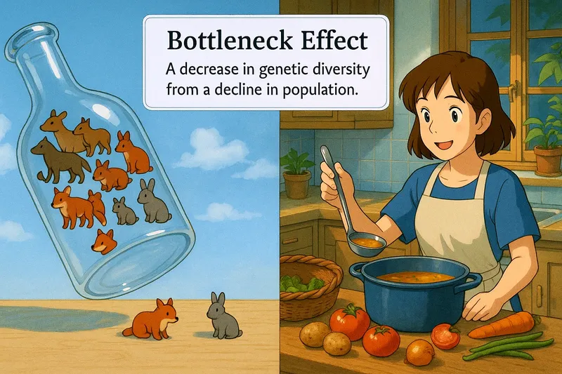 Bottleneck Effect Meaning Bottleneck Effect Meaning