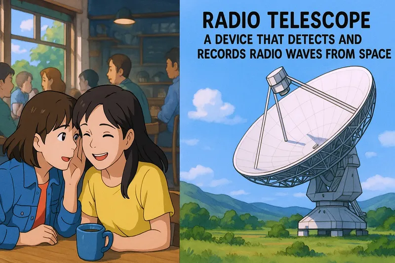 Radio Telescope Meaning Radio Telescope Meaning