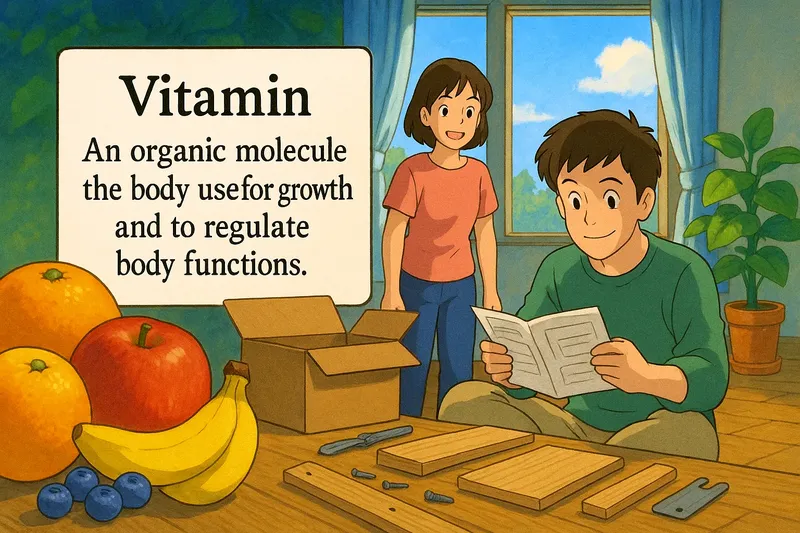 Vitamin Meaning Vitamin Meaning