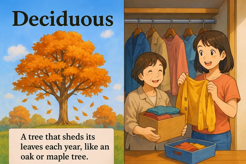 Deciduous Meaning