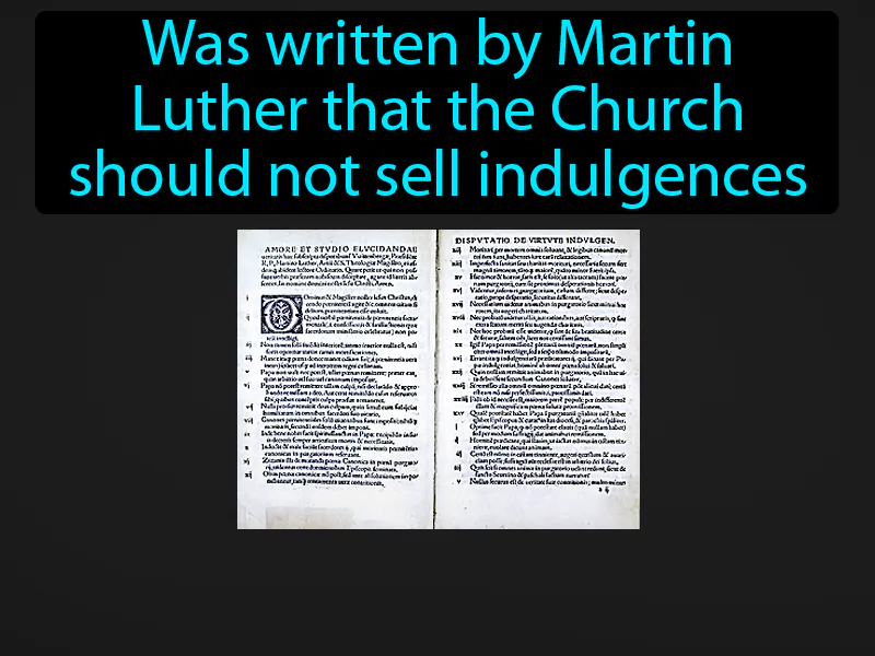 95 Theses Definition