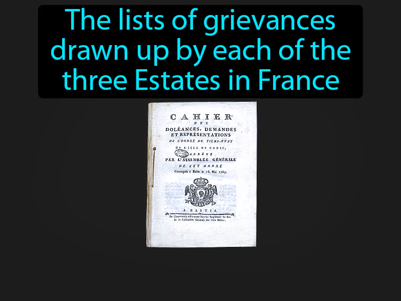 Cahiers Definition Cahiers Definition