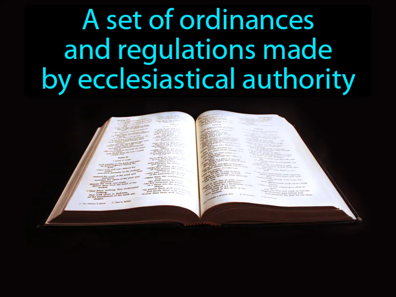 Canon Law Definition Canon Law Definition