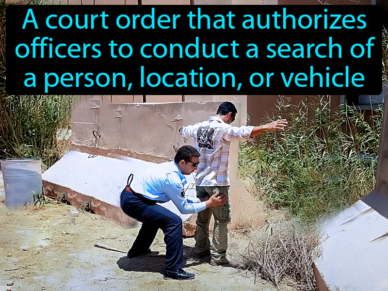 Search Warrant Definition Search Warrant Definition