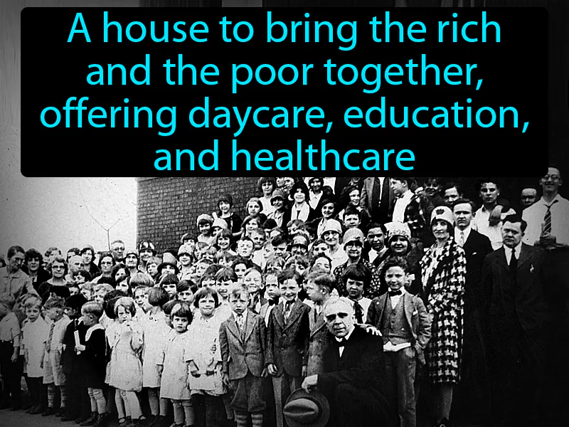 Settlement House Definition