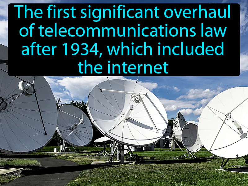 Telecommunications Act Of 1996 Definition Telecommunications Act Of 1996 Definition