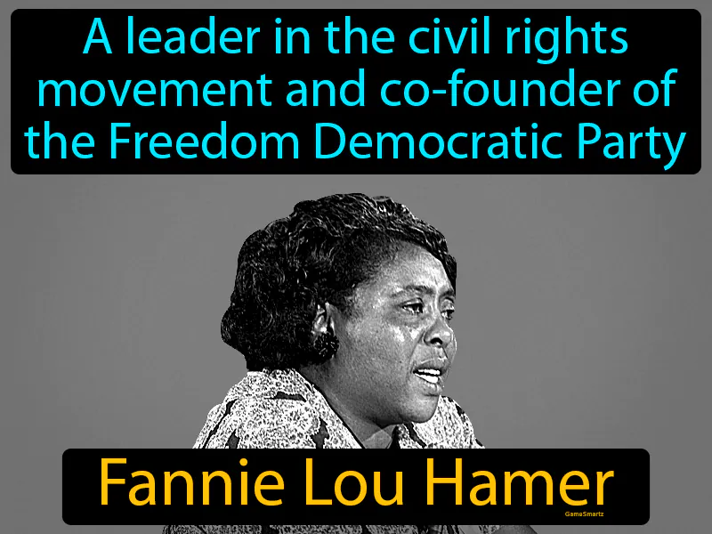 Fannie Lou Hamer Definition Fannie Lou Hamer Definition