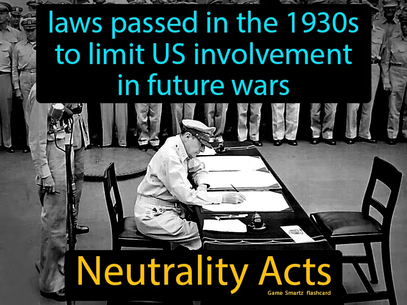 Neutrality Acts Definition Neutrality Acts Definition