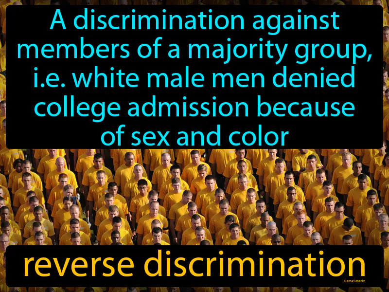 Reverse Discrimination Definition Reverse Discrimination Definition