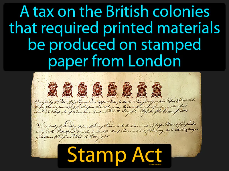Stamp Act Definition Stamp Act Definition