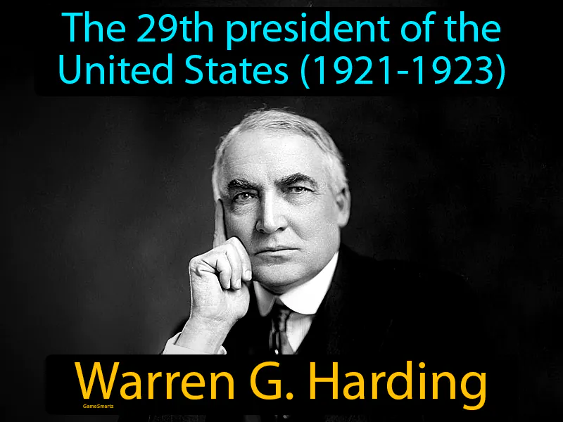 Warren G Harding Definition Warren G Harding Definition
