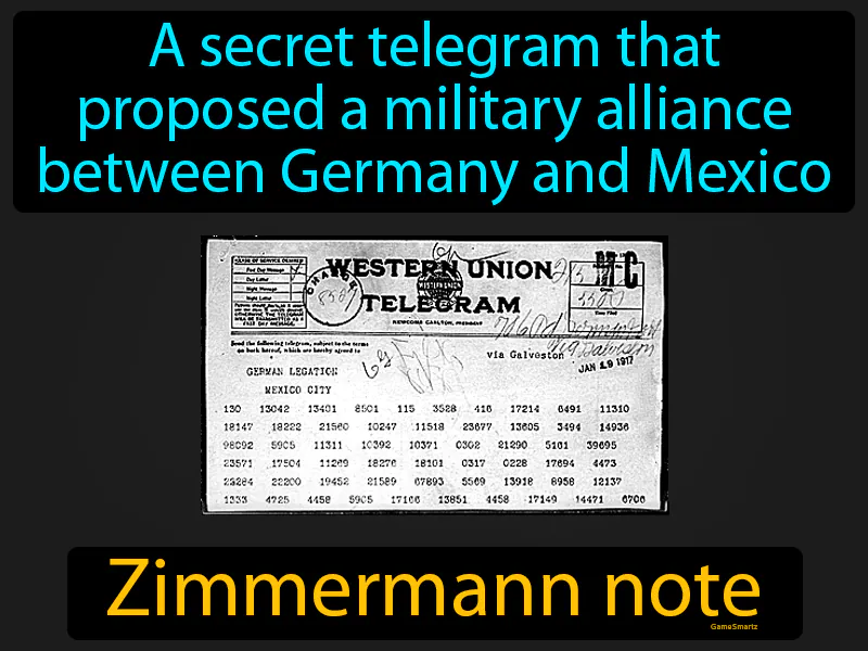 Zimmermann Note Definition Zimmermann Note Definition
