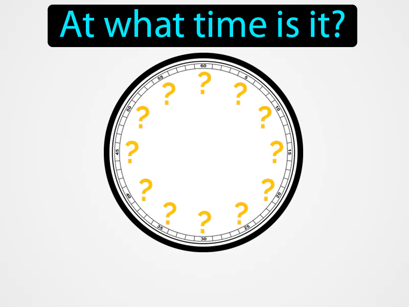 A Que Hora Es Definition A Que Hora Es Definition