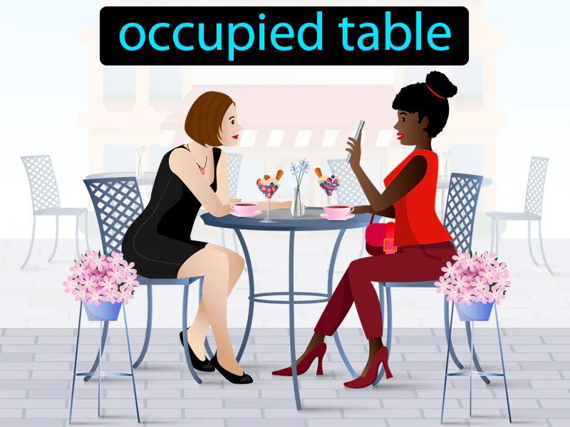 Una Mesa Ocupada Definition Una Mesa Ocupada Definition