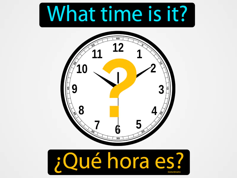 Que Hora Es Definition Que Hora Es Definition